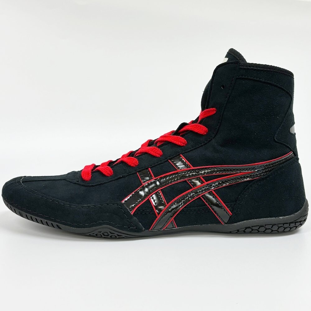 ASICS ASICS WRESTLING SHOES 1083A001 BLACK X BLACK RED SUCCESSOR TO ASICS EX-EO