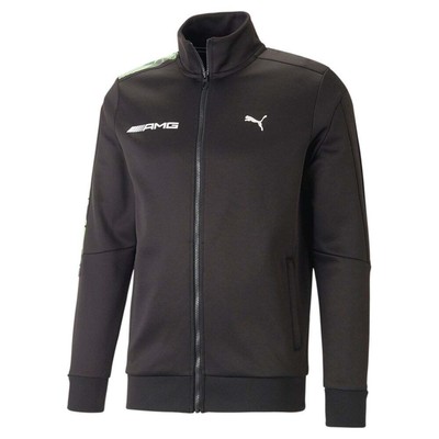 

Puma Mapf1 Mt7 Full Zip Track Jacket Мужская черная повседневная спортивная верхняя одежда 538457, Черный, Puma Mapf1 Mt7 Full Zip Track Jacket