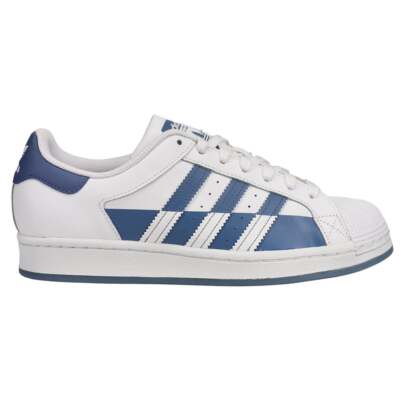 

Adidas Superstar Мужские синие, белые кроссовки Повседневная обувь FX5532, Blue;white, adidas Superstar