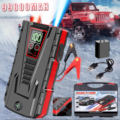 99800mAh 5000A Arrancador Cargador De Bateria 12V Portatil Para Auto Carro Coche