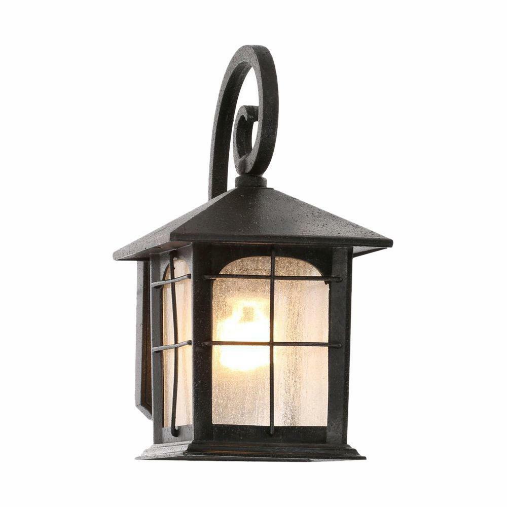 Motion Sensor Porch Light Outdoor Wall Lantern Lamp