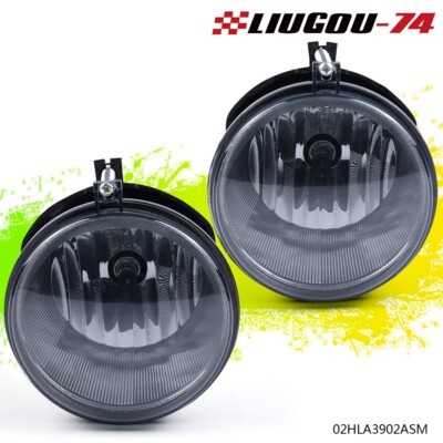 Smoked Lens Fog Light Fit For 2005-2010 Jeep Grand Cherokee Commander Durango