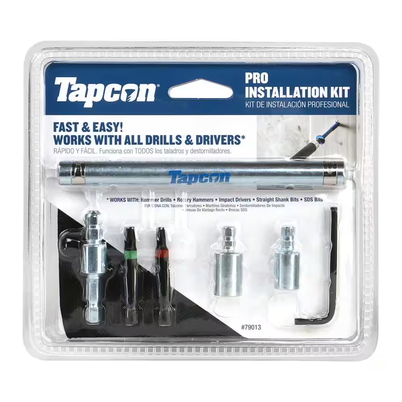 Installation Tool Kit Star Bit Concrete Anchor Driver Drill Adapter Set