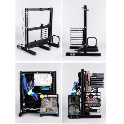 Vertical Test Bench Frame Full Bare Heat Dissipation ITX ATX MATX Motherboard US