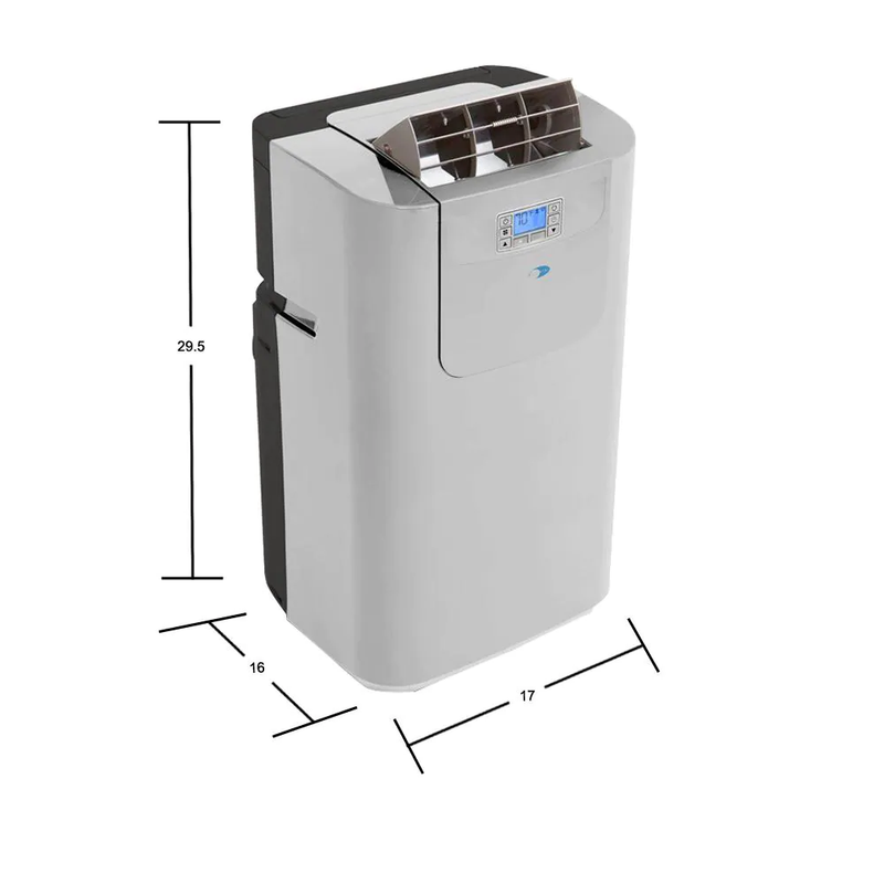 Digital Portable Air Conditioner With Heat/Drain Pump and Dehumidifier 12,000BTU