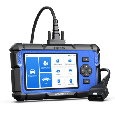 AD600S PRO OBD2 Scanner Code Reader Engine Transmission ABS SRS Diagnostic Tool