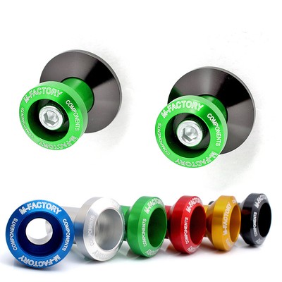 SPMF Green Racing Swing Arm Spools 8mm For Kawasaki Ninja 250 18 19 20