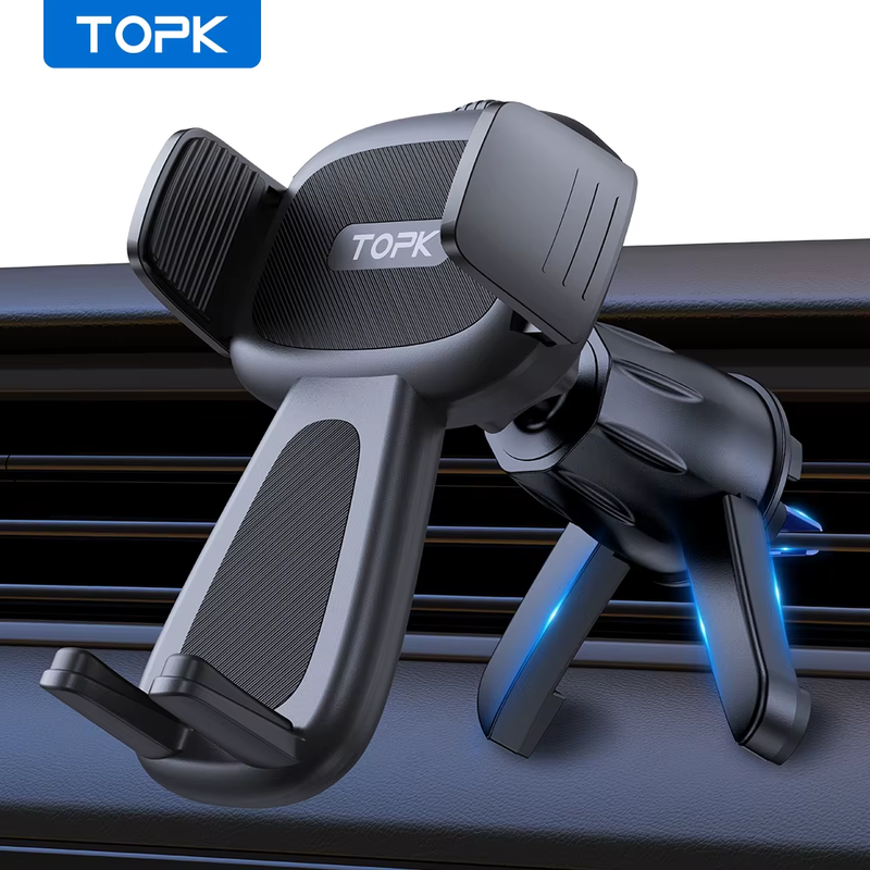 Car Phone Holder Mount for Vent, Military Sturdy Metal Clip Air Vent Phone Holde