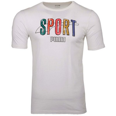 

Puma Olympic Sport Crew Neck Футболка с коротким рукавом Мужские белые повседневные топы 536668-0, Белый, Puma Olympic Sport Crew Neck Short Sleeve TShirt