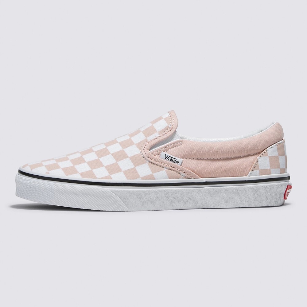 New Vans Classic Slip-On Color Theory Checkerboard Rose