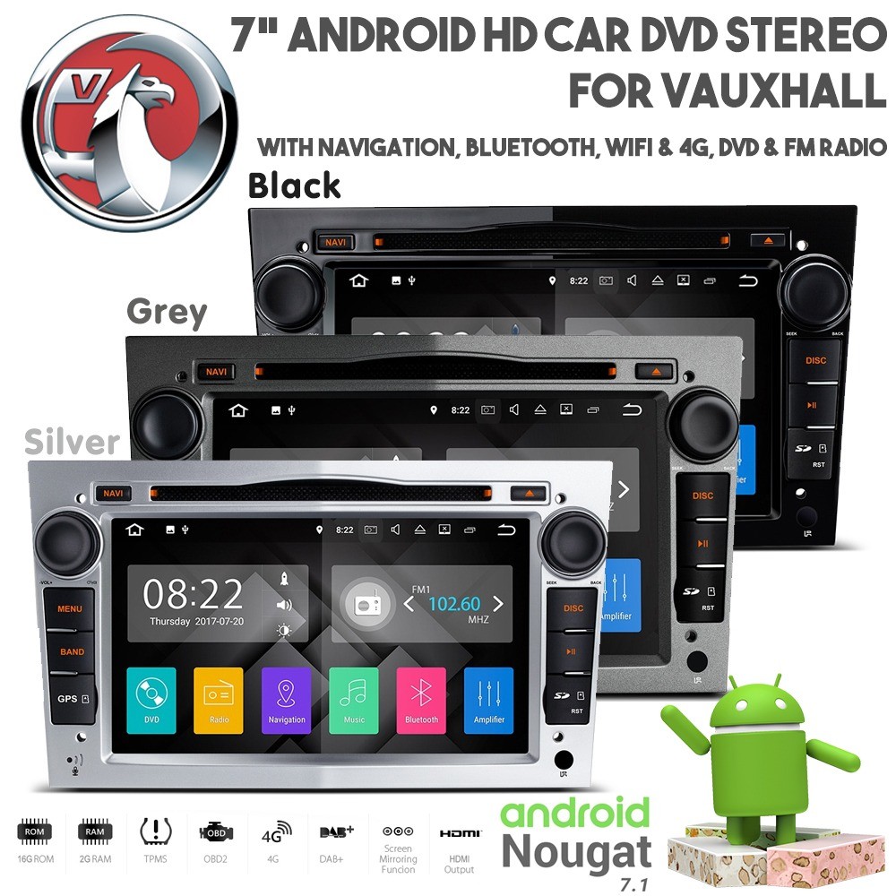 7 " HD Android GPS Bluetooth WiFi USB SD Car Stereo + Screen Mirror For  Vauxhall Astra Corsa Zafira | in Leyton, London | Gumtree