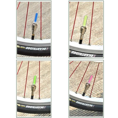 (1) SINGLE LED CAP Valve Wheel Tire Bicycle Bike car Light Spoke Lamp Motorcycle