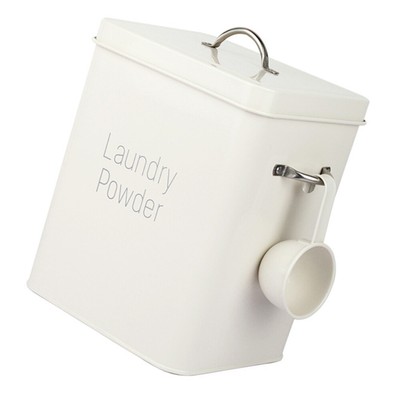 Laundry Powder Tin Laundry Dispenser Washing Powder Storage Box