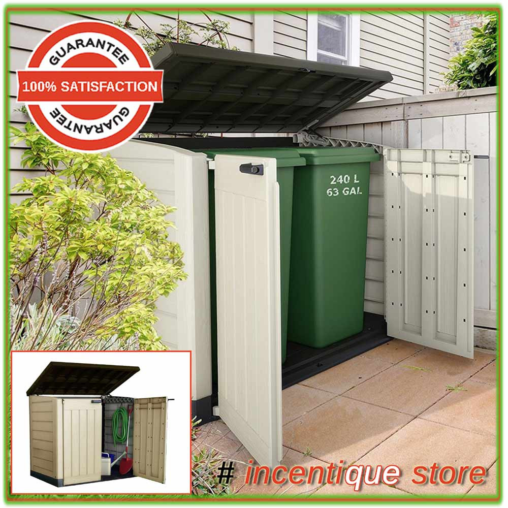Details About Max Outdoor Plastic Xl Garden Patio Storage Shed Bin Tools Box Container Fast Uk