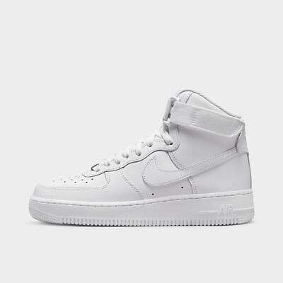 Женские кроссовки Nike Air Force 1 High Triple White White/White-White (DD9624 100)