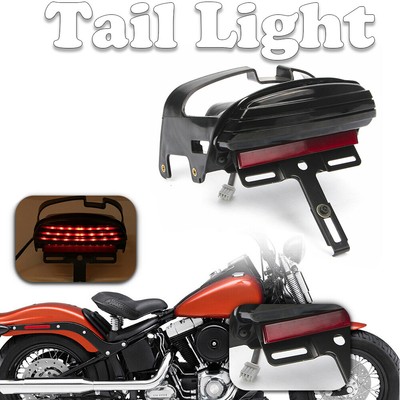 Rear Brake Tail Light Rear Fender License Plate For Harley Dyna Switchback