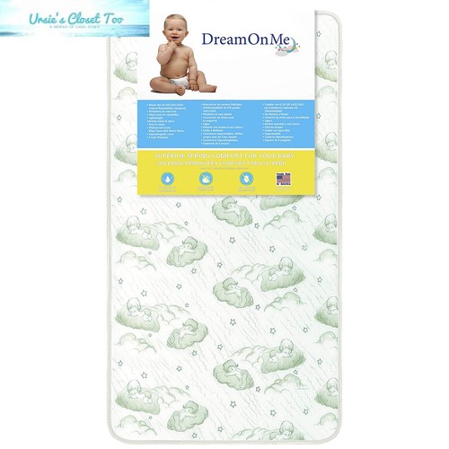 Dream On Me 96 Coil Spring Crib and Toddler Bed Mattress, 6