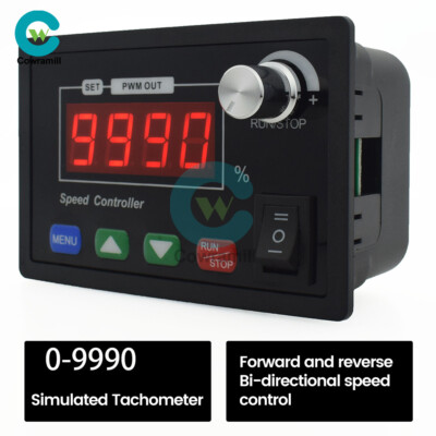 10-55V 40A DC Brushless Motor Speed Controller Regulator 4bit Digital Tachometer