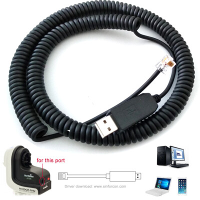 4m USB remote control PC cable for Sky-Watcher SynScan telescopes - FTDI chip 