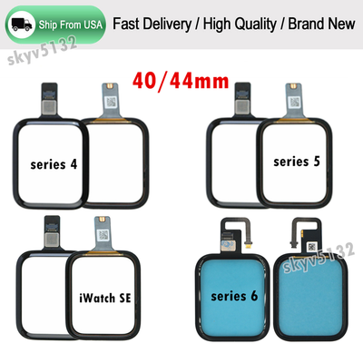 For Apple Watch Series 4 5 6 iwatch SE 40 44mm Glass Touch Screen Digitizer US