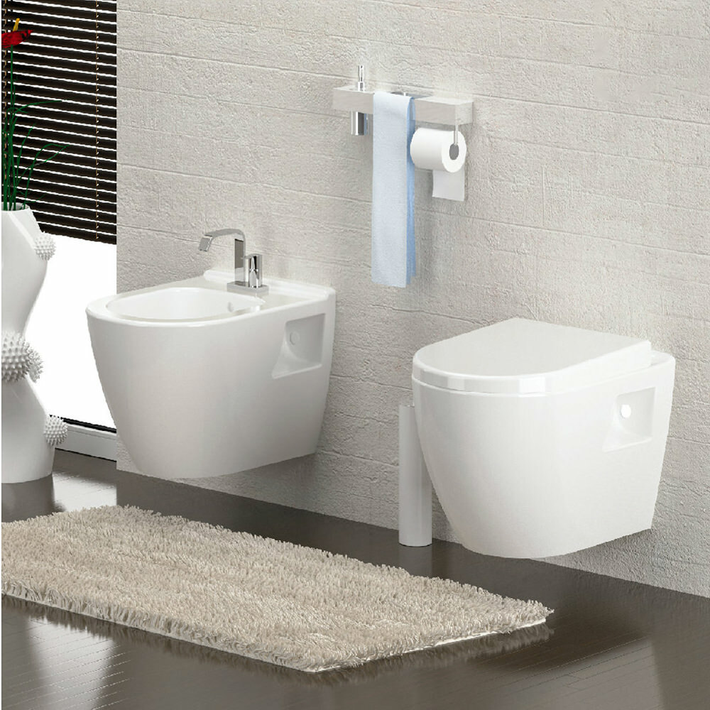 Hänge Wand Dusch WC Taharet Bidet Toilette Aloni NEU & OVP