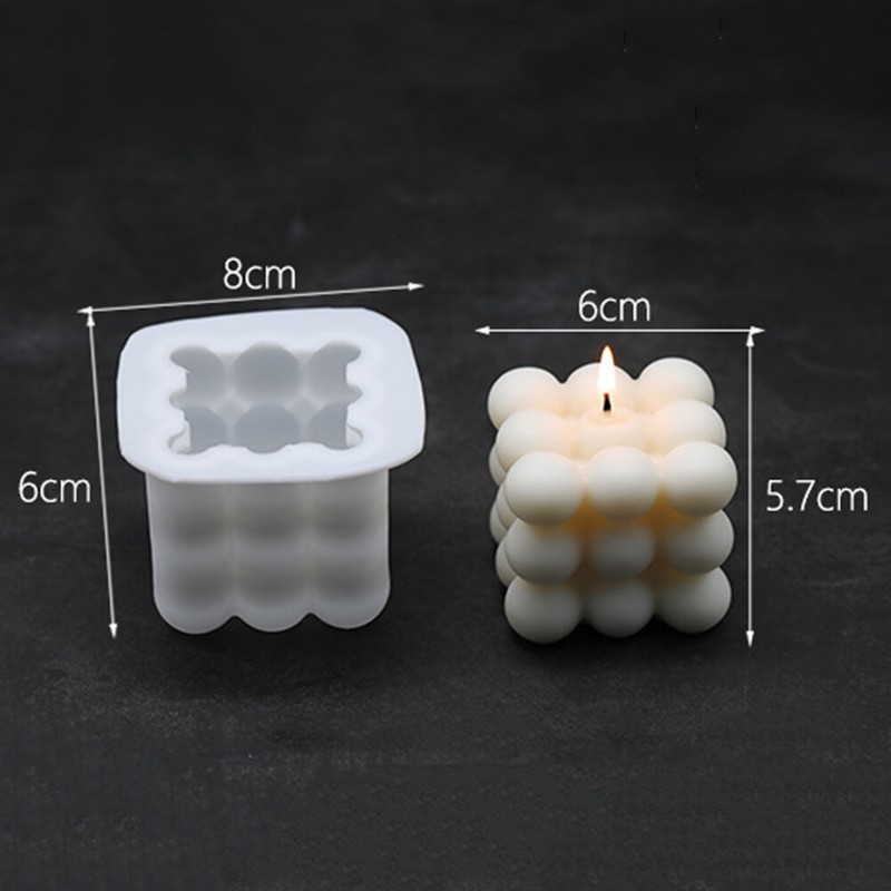 Aromatherapy Candle 3D Silicone Moulds DIY Candles Mould Soy Wax Candle