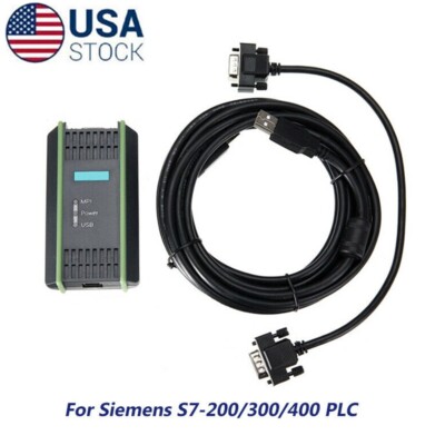 PLC Programming Cable for Siemens S7 200 300 400 6ES7 972-0CB20-0XA0 USB-MPI+PC