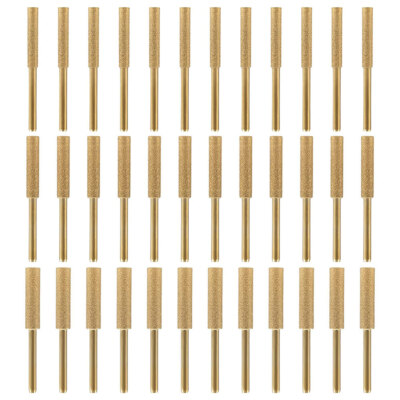 36pcs 5/32'' 3/16'' 7/32'' Chainsaw Sharpener Burr Grinder Drill Bits for Dremel