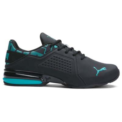 

Мужские черные кроссовки Puma Viz Runner Repeat с перфорацией для бега, спортивная обувь 37, Черный, Puma Viz Runner Repeat Perforated Running