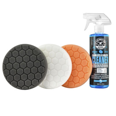 Chemical Guys HEX_3KIT_6 - Hex-Logic 6.5" Buffing Pad Sampler Kit