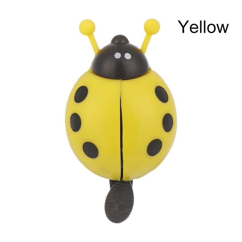 New Cute Kids Bike Bell Bicycle Boys Girls Novelty Ladybird Bug Design Horn 1Pc
