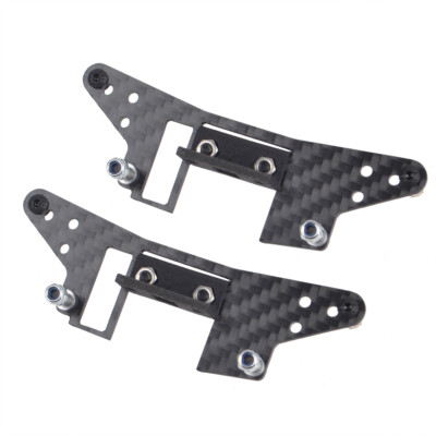 Carbon Front Rear Shock Tower/Damper Stay for Tamiya TA03 TA03Fpro Upgrades Part