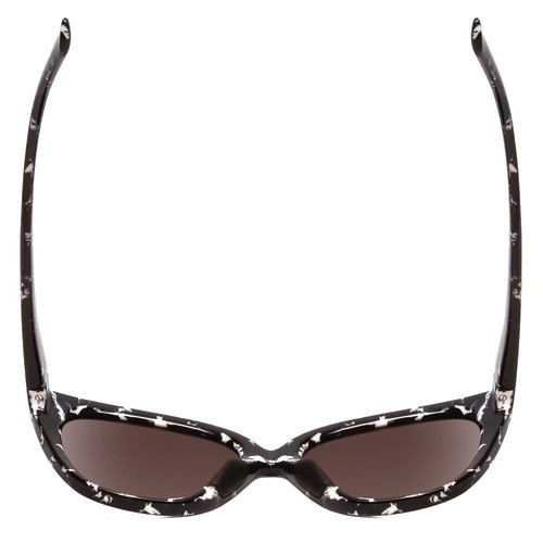 Pre-owned Smith Era Women Cateye Sunglasses Black Tortoise/cp Polarized Purple Mirror 55mm In Multicolor