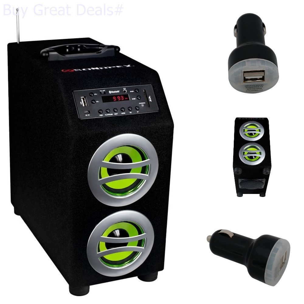 sondpex portable bluetooth active speaker system