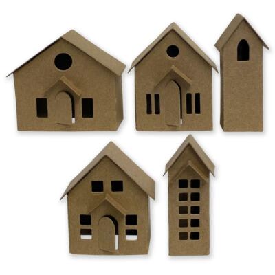 Tim Holtz Sizzix Thinlits Die ~ PAPER VILLAGE ~ 664741