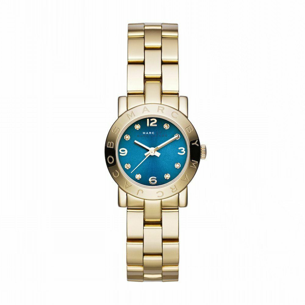Marc Jacobs Amy Mini Blue Dial Gold-tone Ladies Watch