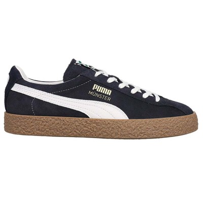 Мужские синие кроссовки Puma Muenster Og Lace Up Повседневная обувь 384218-01