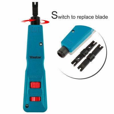 Pulling Grips Vastar Network Cable Repair Kit - Wire Punch Down Impact Tool