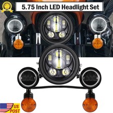 5.75'' LED Headlight Passing Lights Bar For Honda Shadow Aero Spirit