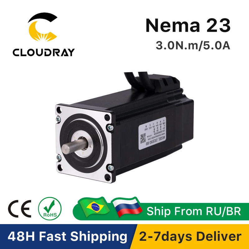 Nema 23 stepper motor 3.0N.m 5.0A Closed Loop Stepper Servo motor with Encoder f