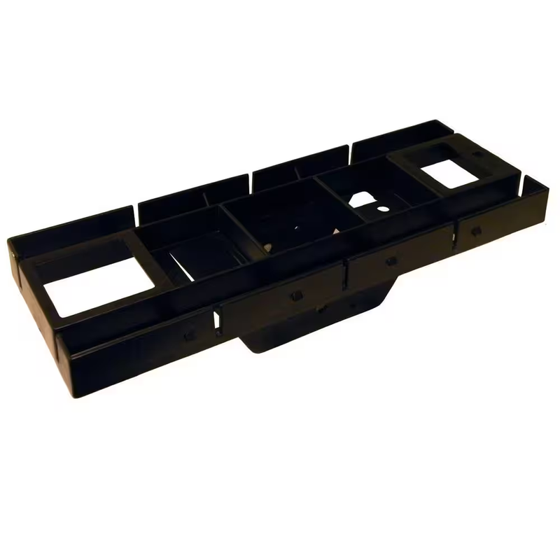 Mailbox Mounting Board Plastic Black Patriot Series For Architectural Mailboxes