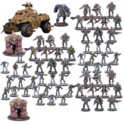 PRESALE Plague Strike Force - Firefight Deadzone Mantic 28mm 40k Chaos Flood THG
