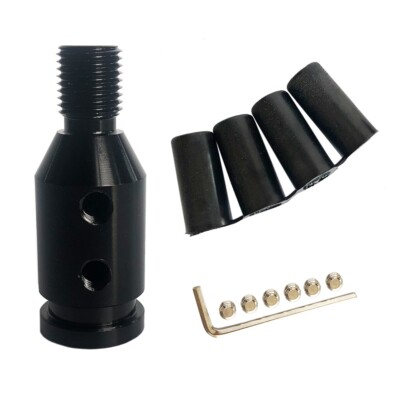 M12x1.25 Universal Car Gear Shift Knob Shifter Adapter For Non Threaded Shifter