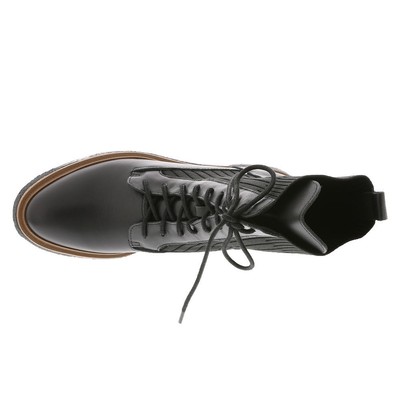 Pre-owned All Black Sock Camper Women's Boot - Black