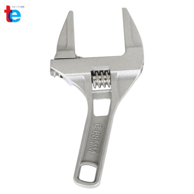 6-68mm Wide Adjustable Large Spanner Wrench Hand Nut Opening Pipe Tool Jaw