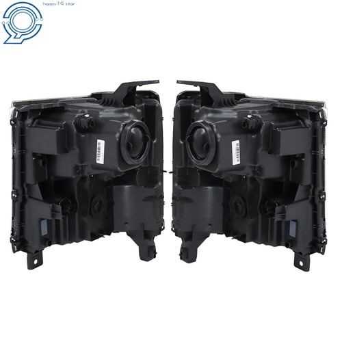 HID/Xenon Headlights For 2016-2018 Chevy Silverado 1500 w/ DRL Chrome RH+LH