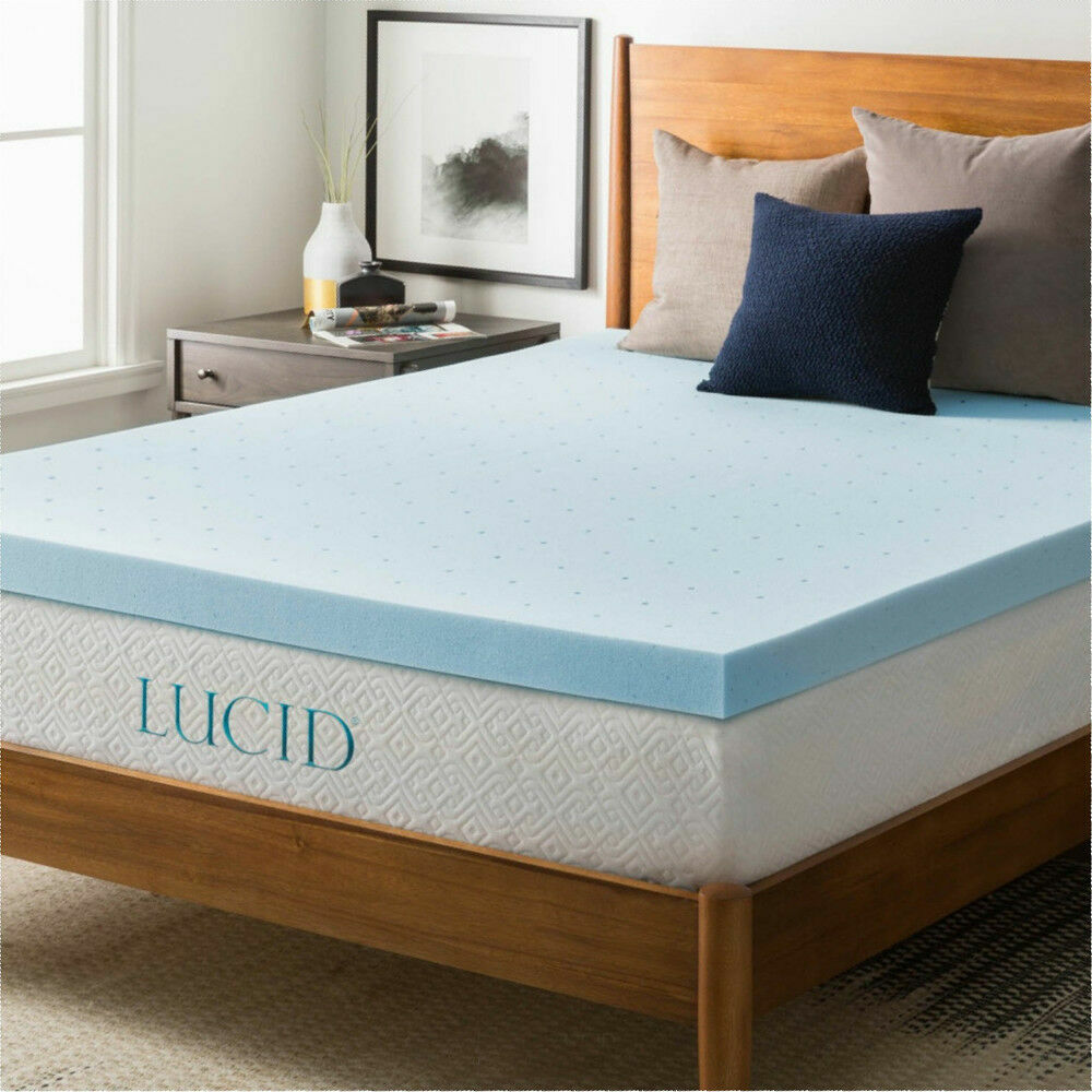 LUCID 7‑inch GEL Memory Foam Mattress Topper Queen LU70QQ70GT