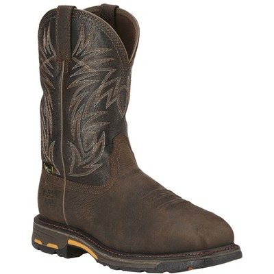 

Мужские ботинки Ariat WorkHog с квадратным носком MetGuard H2O с композитным носком, Brown/black
