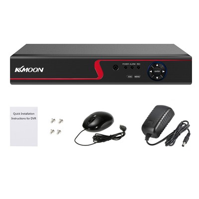 KKMOON 4CH 1080P 5in1 DVR Video Recorder For Home CCTV Security Camera System
