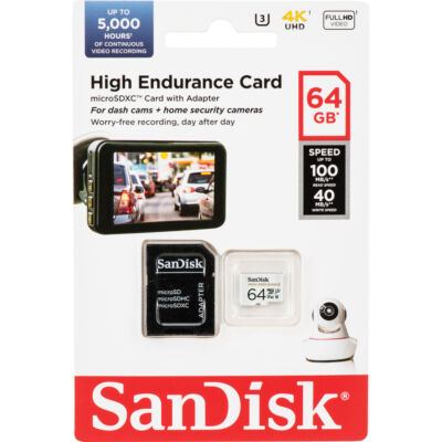 SanDisk High Endurance Micro SD Memory Card 32GB 64GB 128GB 256GB V30 C10 CCTV